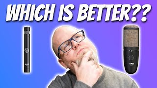 Video thumbnail for Pencil Mic Vs Large Capsule Condenser | AKG P170 Review by Dark Corner Studios