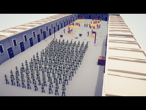 170x ZOMBIE vs 40x RUSSIAN ARMY - Totally Accurate Battle Simulator | TABS