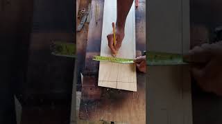 Como trazar para hacer pechos de paloma en Bigas de madera para pergolas, terrazas españolas,  y mas