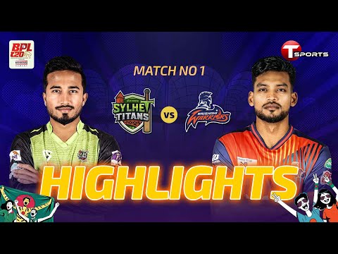 HIGHLIGHTS | Sylhet Titans vs Rajshahi Warriors, 1st Match | BPL 2025 - 26 | T Sports