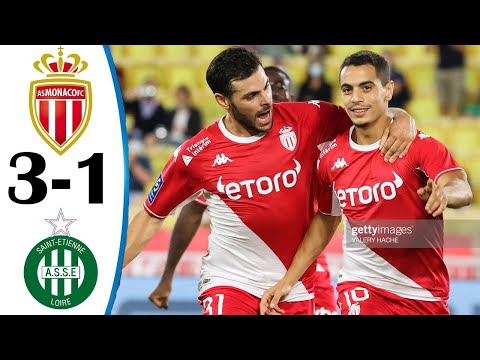 Monaco vs Saint-Etienne 3-1 All Goals & Highlights 22.09.2021 HD