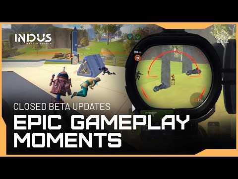 Top Gameplay Moments | Closed Beta | Indus Battle Royale