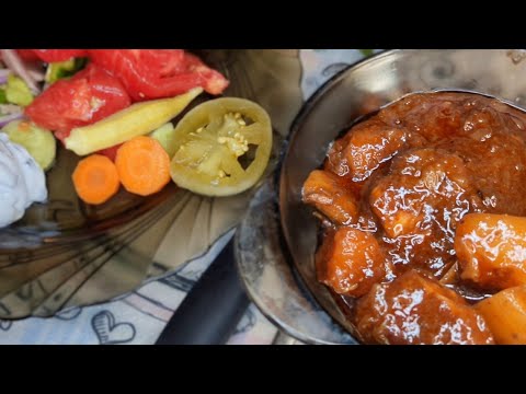 A Taste of Bulgaria: Red Wine Pork Stew
