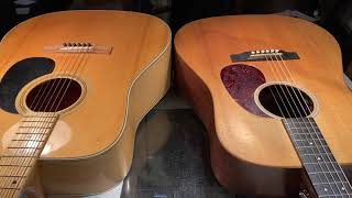 Video thumbnail for Solid vs laminate top - how to tell the difference - vintage '78 Ibanez Concord vs Martin DX1AE by GuitarNiche