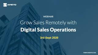 How to Grow Sales Remotely with Digital Sales Operations