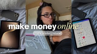 You Can Make QUICK & EASY Money Online Selling This SIMPLE Canva Digital Product! | Quick Tutorial