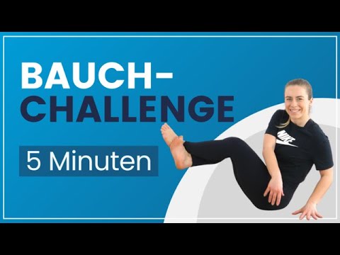 5 Minuten Bauch Challenge ➡️ Mache das jeden Tag!