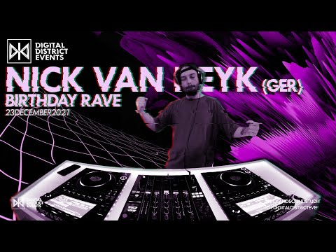 DIGITAL DISTRICT Live: Nick van Deyk (GER) - Birthday Rave (23.12.2021)