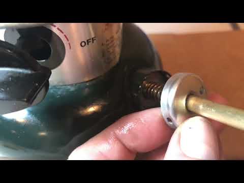 Coleman Lantern Plastic To Leather Pump Cup Change Out