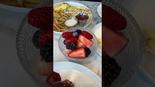 French Toast with Berry Compote and Traditional Benny @ Middle Child Restaurant Las Vegas