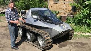 Легкие гусеничный вездеход для охоты и рыбалки