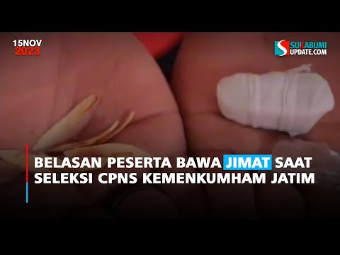 Belasan Peserta Bawa Jimat saat Seleksi CPNS Kemenkumham Jatim