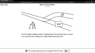 I'm such a bad person (Neal.fun Absurd Trolley Problems)