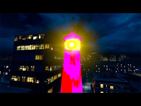 too realistic PINK LIGHTHOUSE MONSTER