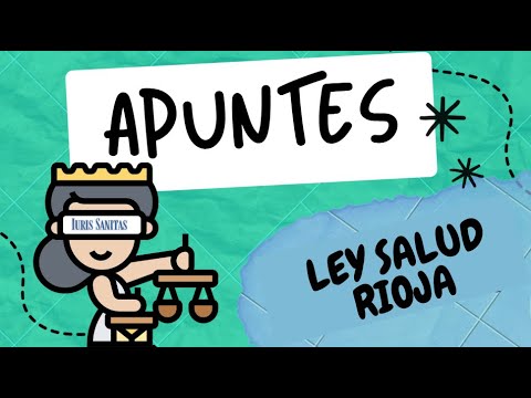 🍀📚APUNTES LEY 2/2002 DE SALUD DE LA RIOJA (ESTRUCTURA) 📚🍀🚨ACTUALIZADO 2025🚨