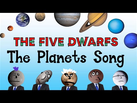 The Five Dwarfs cover "The Planets Song" by Bemular!