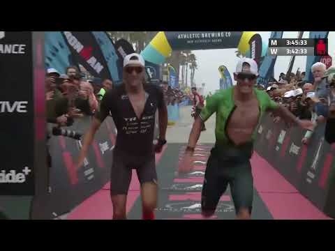 Lionel Sanders & Rudy Von Berg Incredible Sprint Finish for 2nd | 2022 IRONMAN 70.3 Oceanside: