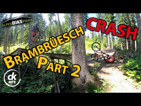 CRASH - Alpenbikepark Chur - Part 2 | Sick Drops and creazy MTB Lines in Brambrüesch (Switzerland)