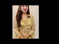 Keya Payel Cute And Sweet Navel Show On Golden Transparent Saree Bangla Natok Hot Navel Show