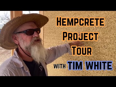 Project Tour Tim White with Texas Healthy Homes - Hemp Construction