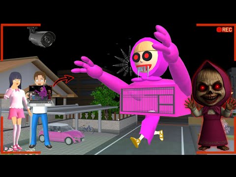 Mio Yuta Kaget CCTV Melihat ANOMALI MASHA HORROR Di Depan Rumah 😱‼️ || SAKURA SCHOOL SIMULATOR