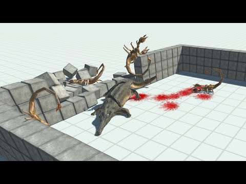 EVERY UNIT CAGED WITH 5x SCORPIONS - Animal Revolt Battle Simulator