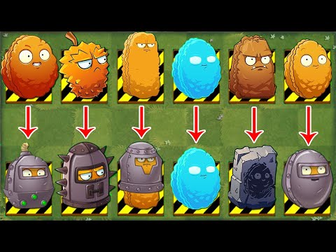 All Nut Plants Normal & Power Up Battlez - Who Will Win? - PvZ 2 Plant Vs Plant