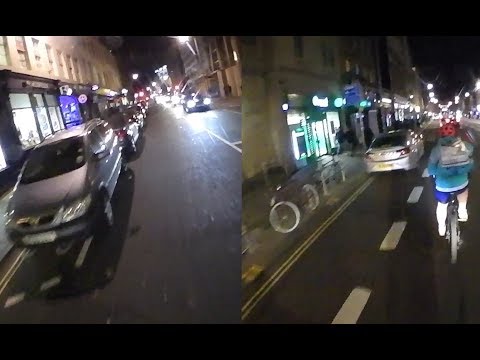 GK66SGY - Thinks cyclists need to use the bus lane even if it's occupied