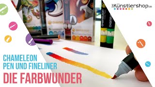 Farbverläufe mit nur einem Stift: Chameleon Pen, Color Tops und Fineliner