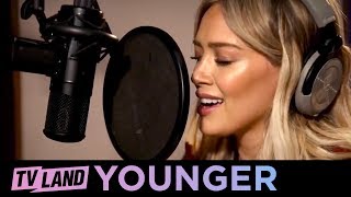BTS of Hilary Duff&#39;s Fleetwood Mac Little Lies Cover | Younger (Season 2) | TV Land