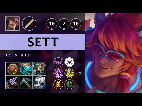 Sett Mid vs Twisted Fate - KR Master Patch 25.09