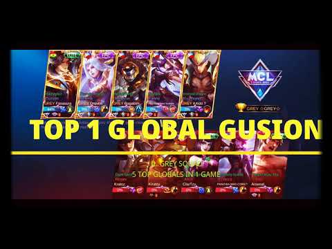 TOP 1 GLOBAL GUSION Fasasura with GREY SQUAD
