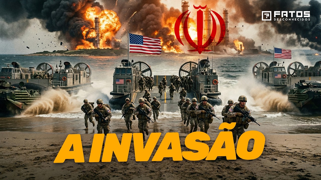 A maior invasão terrestre dos EUA na história do Irã está prestes a acontecer! - Entenda o caso