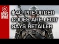 Witcher 3 $40 Pre-Order Codes Are Legit Says Retailer - GS News Update