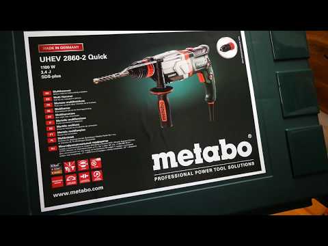 Unpacking / unboxing multi hammer Metabo UHEV 2860-2 QUICK 600713500