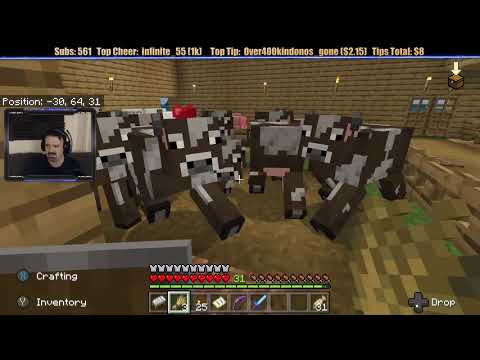 Minecraft 'Chill Stream' Sept  1, 2019 pt1   Prepping For the Trip, then FISHING!