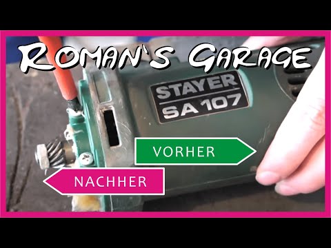 Rock ´n ´ Roll trifft Restauration : Kann ich dem alten  Winkelschleifer zu neuem Leben verhelfen ?