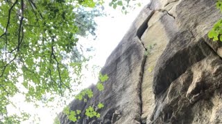 小川山父岩  Measure of Leg Length(5.9) climber組長