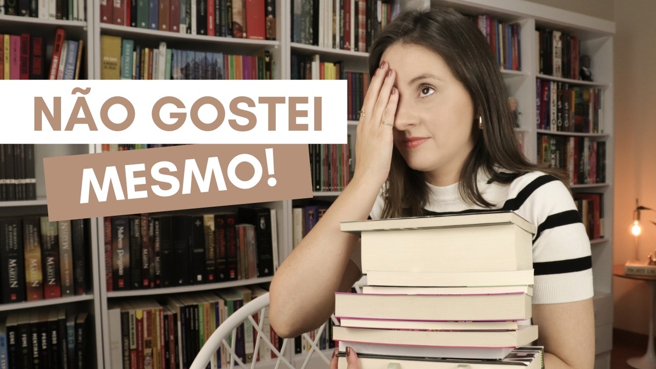 Livros MUITO FAMOSOS que NÃO GOSTEI