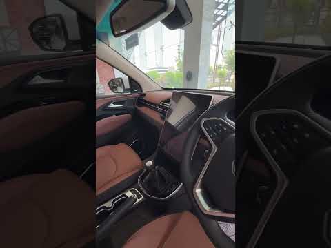White Colour Amezing look and interior design by MG Hector_#viral #shorts #short #automobile