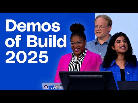 微軟 Build 2025 大會上的所有演示 (All of the demos at Microsoft Build 2025)
