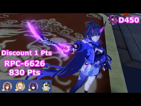 HI3 SEA - [Nirvana Exalted Abyss] RPC-6626 (D450) 830 Pts - GD, PV, HoT (SS0) + Klein*3
