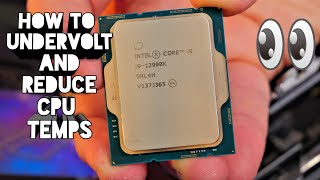 How to undervolt Intel Core i9 for lower temps without less performance