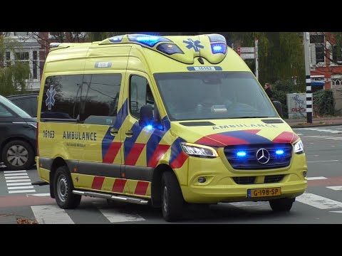 Verschillende Ambulances uit Hollands Midden met spoed in Nederland
