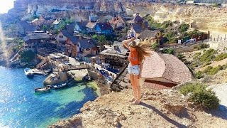 MALTA VLOG 2016: Popeye Village Fun, Boat Trip, Beach Party