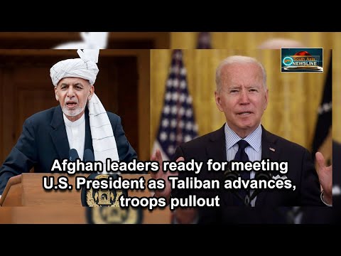 Afghan leaders ready for meeting U.S. President as Taliban advances, troops pullout