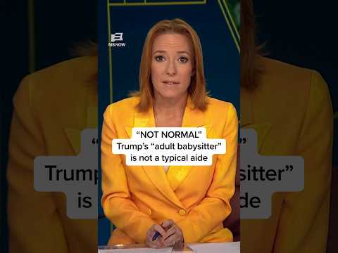 'NOT NORMAL': Trump's 'adult babysitter' is not a typical aide