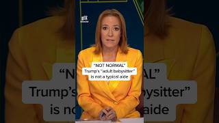 'NOT NORMAL': Trump's 'adult babysitter' is not a typical aide
