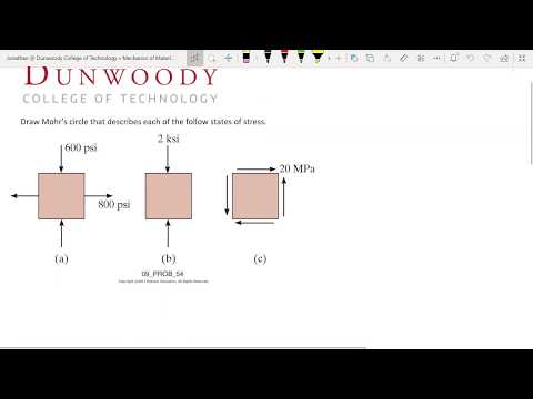 MENG2240 Mechanics of Materials Hibbeler Problem 9-54