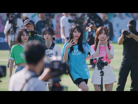 [8K] 넥슨 챔피언스컵 무대 대기 중인 QWER 직캠 | 241102